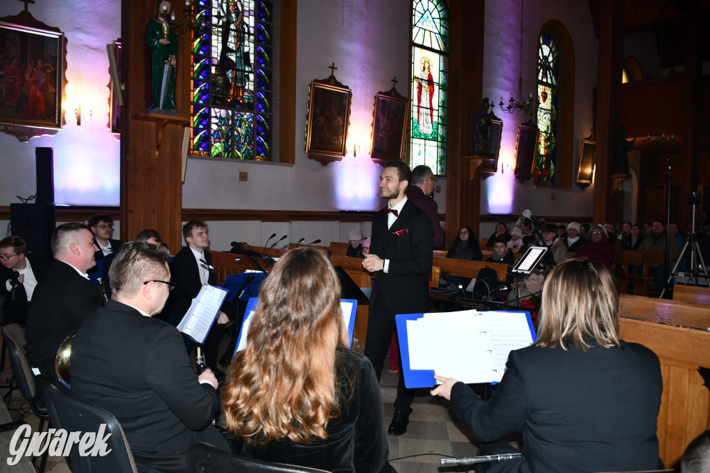 Noworoczny koncert orkiestry dętej w Żyglinie