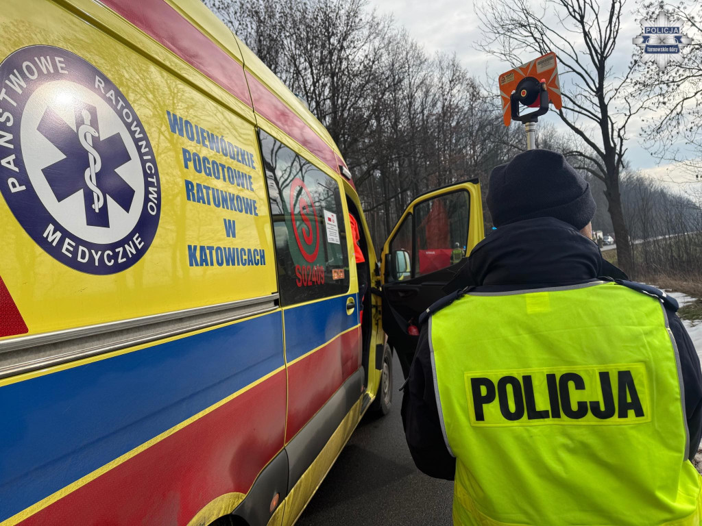 Wypadek w powiecie tarnogórskim. Nie żyje 68-latek