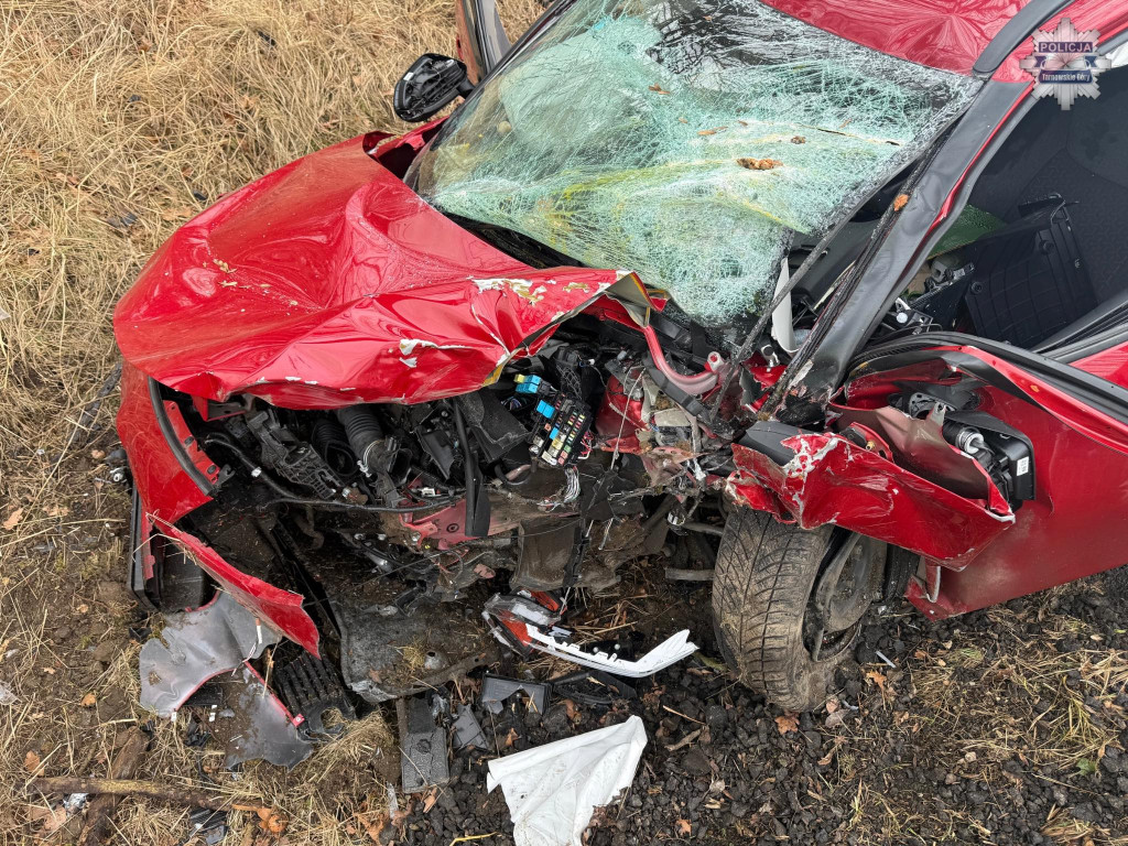 Wypadek w powiecie tarnogórskim. Nie żyje 68-latek