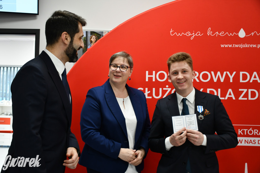 Nowe centrum i siódemka odznaczonych krwiodawców