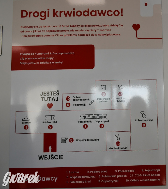 Nowe centrum i siódemka odznaczonych krwiodawców