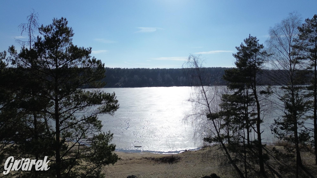 Dronem nad zalewem Nakło Chechło