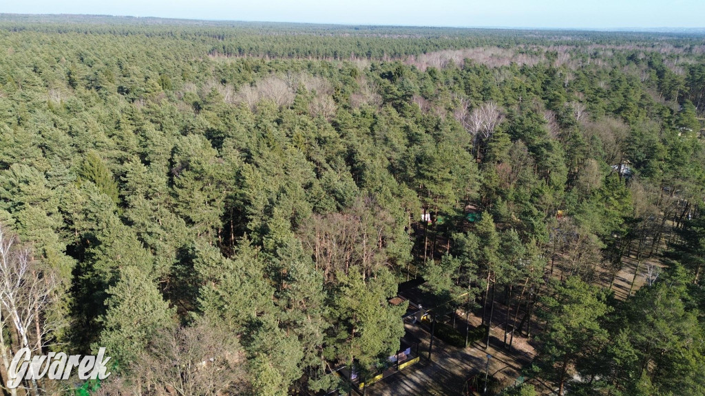 Dronem nad zalewem Nakło Chechło