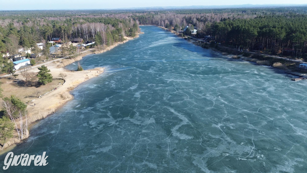 Dronem nad zalewem Nakło Chechło