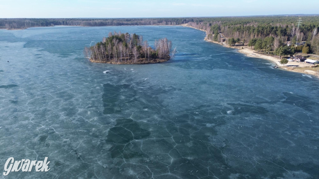 Dronem nad zalewem Nakło Chechło