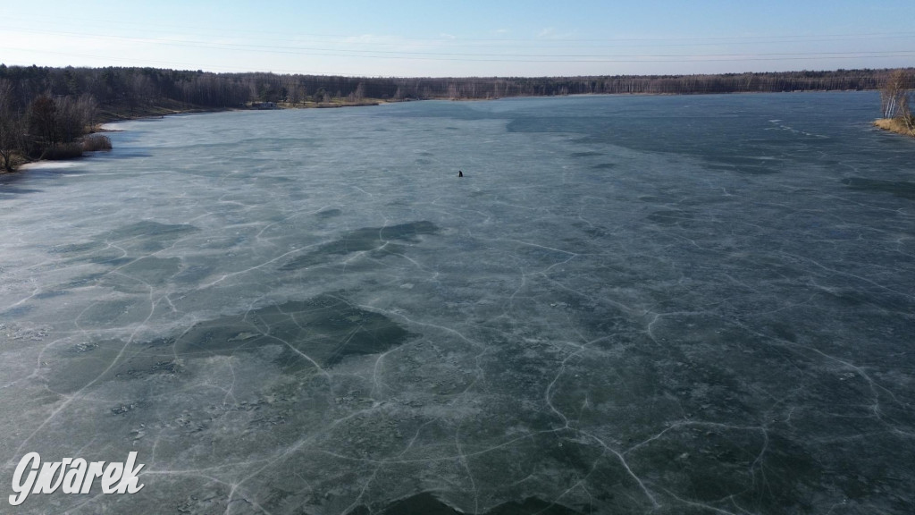 Dronem nad zalewem Nakło Chechło