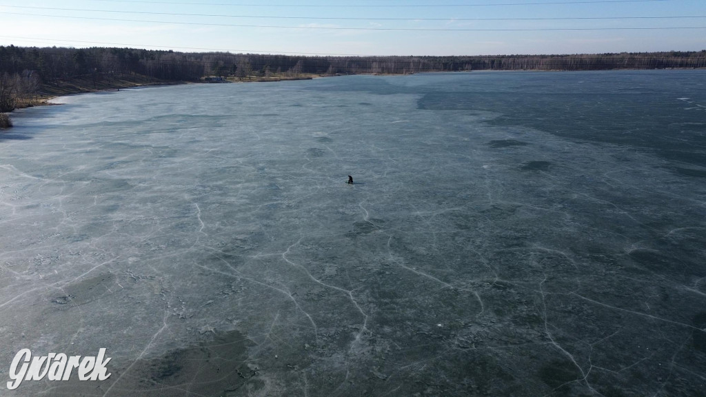Dronem nad zalewem Nakło Chechło