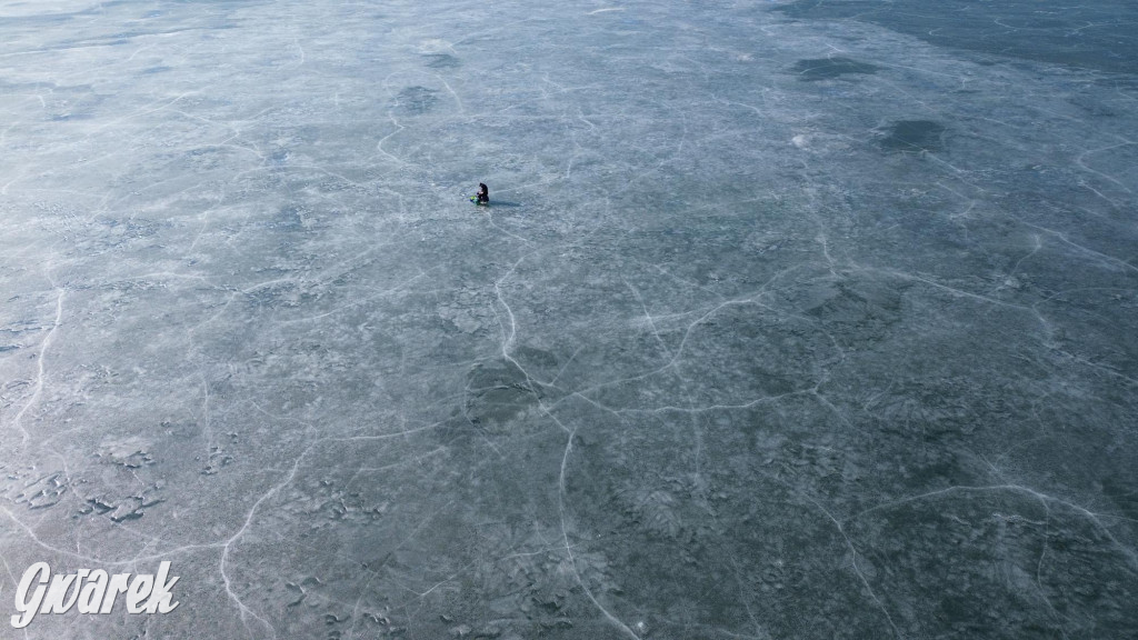 Dronem nad zalewem Nakło Chechło