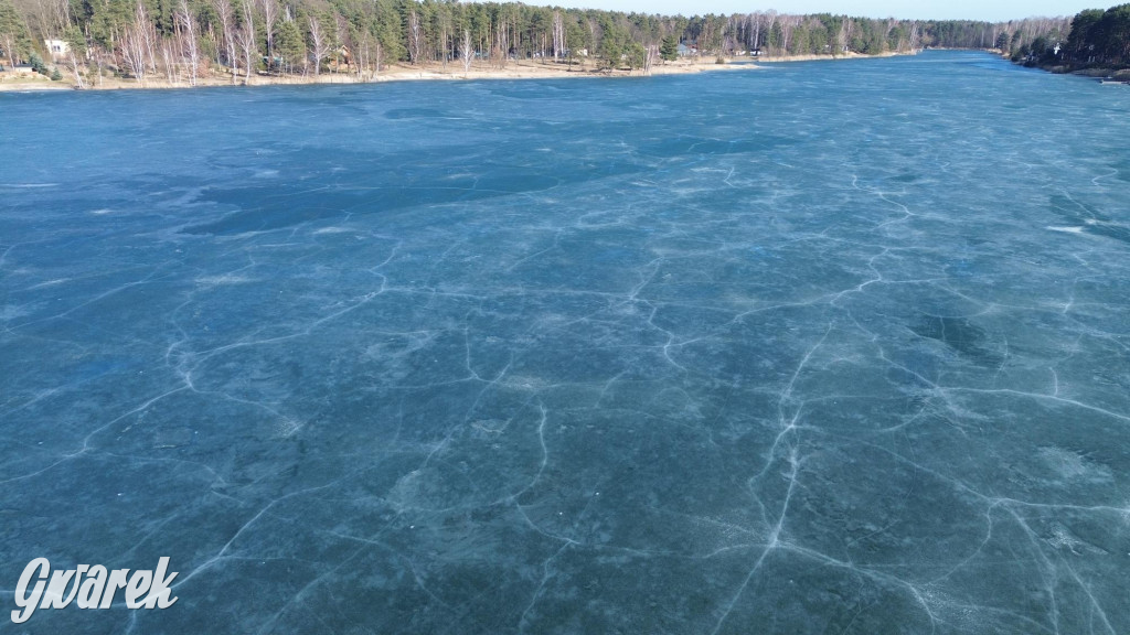Dronem nad zalewem Nakło Chechło