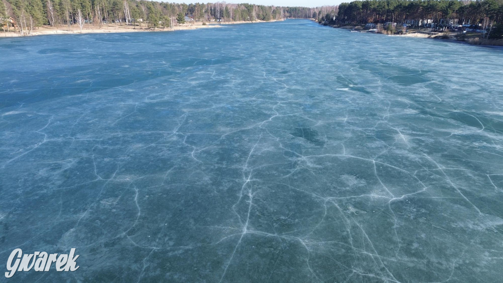 Dronem nad zalewem Nakło Chechło