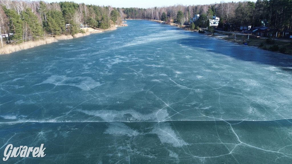 Dronem nad zalewem Nakło Chechło