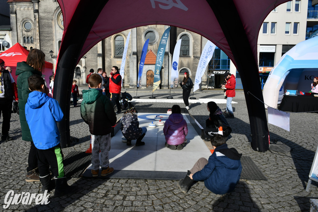 Tarnowskie Góry. Czekolada za uśmiech i zimowe sporty