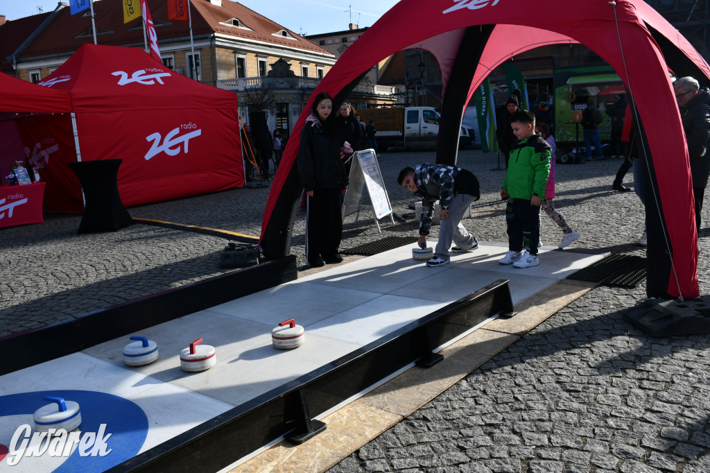 Tarnowskie Góry. Czekolada za uśmiech i zimowe sporty