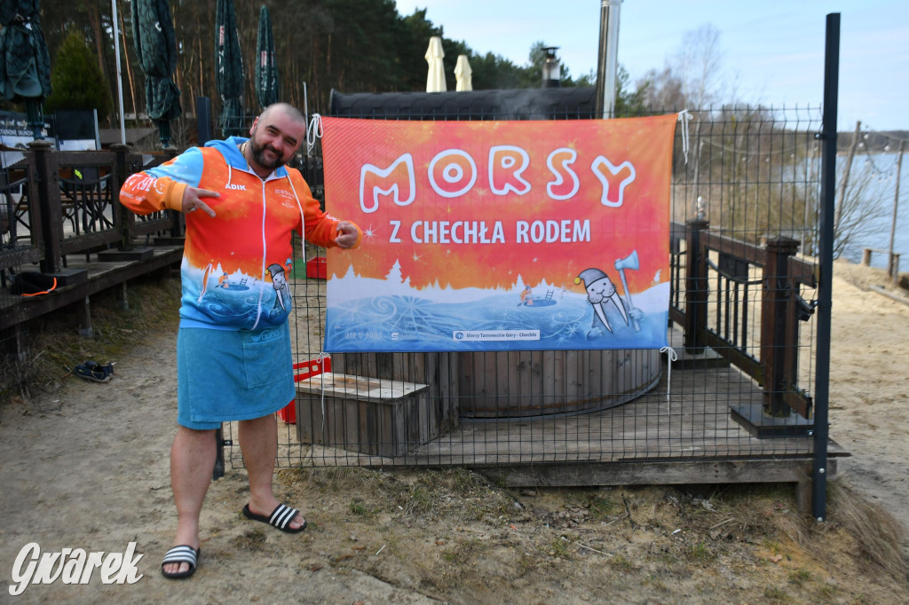 Marcowe morsowanie nad Chechłem