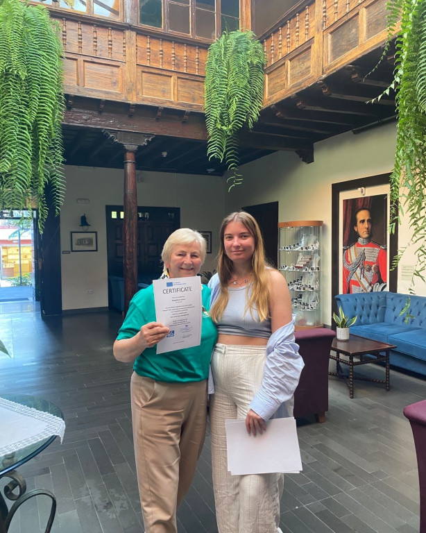 Tarnogórskie studentki seniorki szkoliły się na Teneryfie