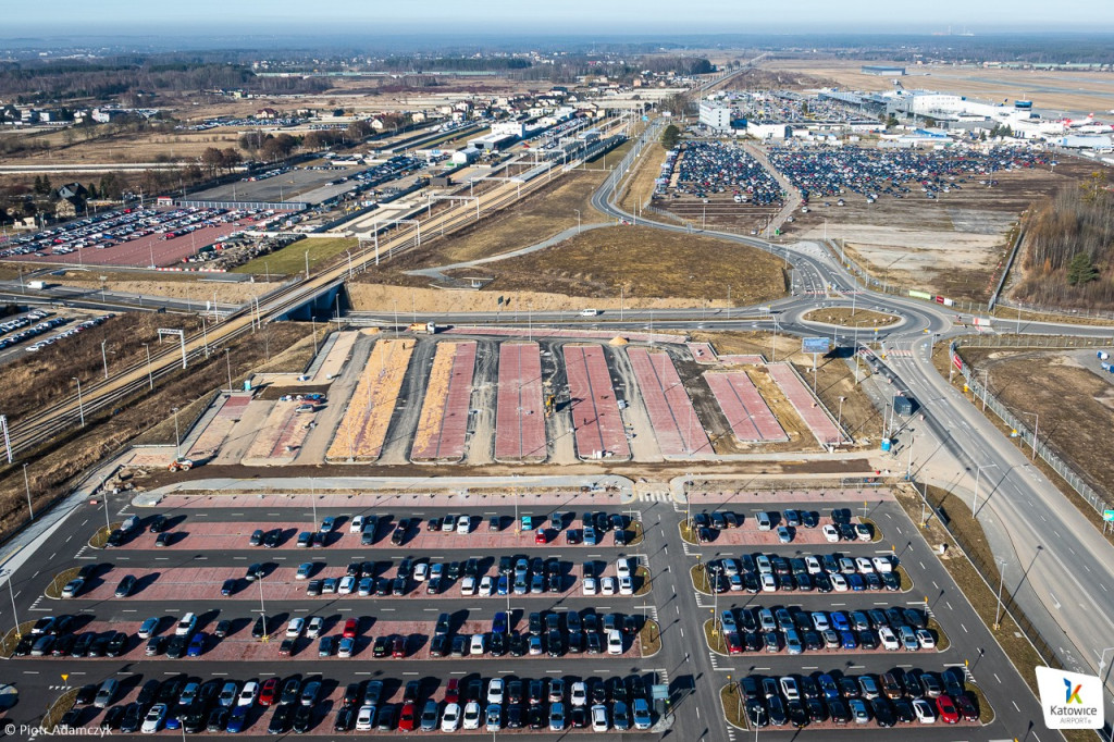 Katowice Airport. Budowa na ukończeniu