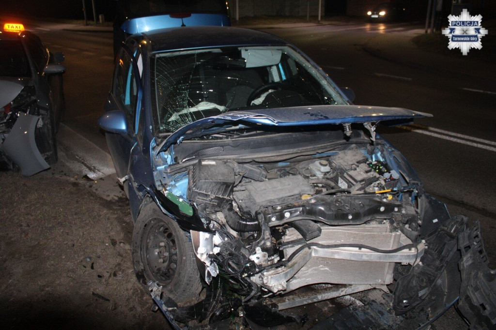 Zderzenie na obwodnicy, poważne uszkodzenia