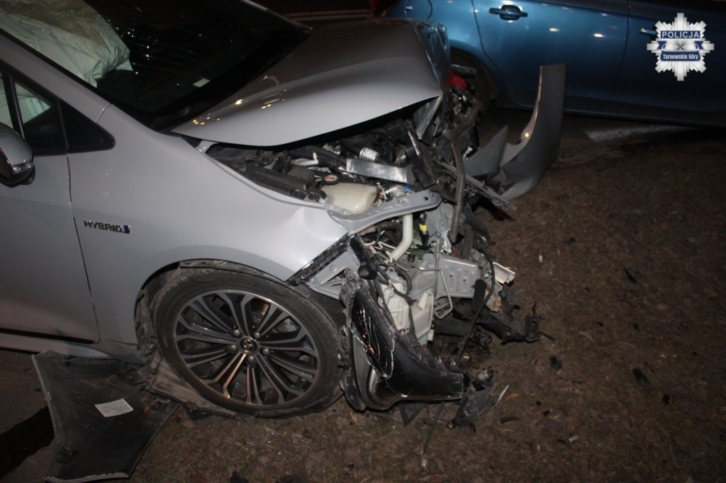 Zderzenie na obwodnicy, poważne uszkodzenia