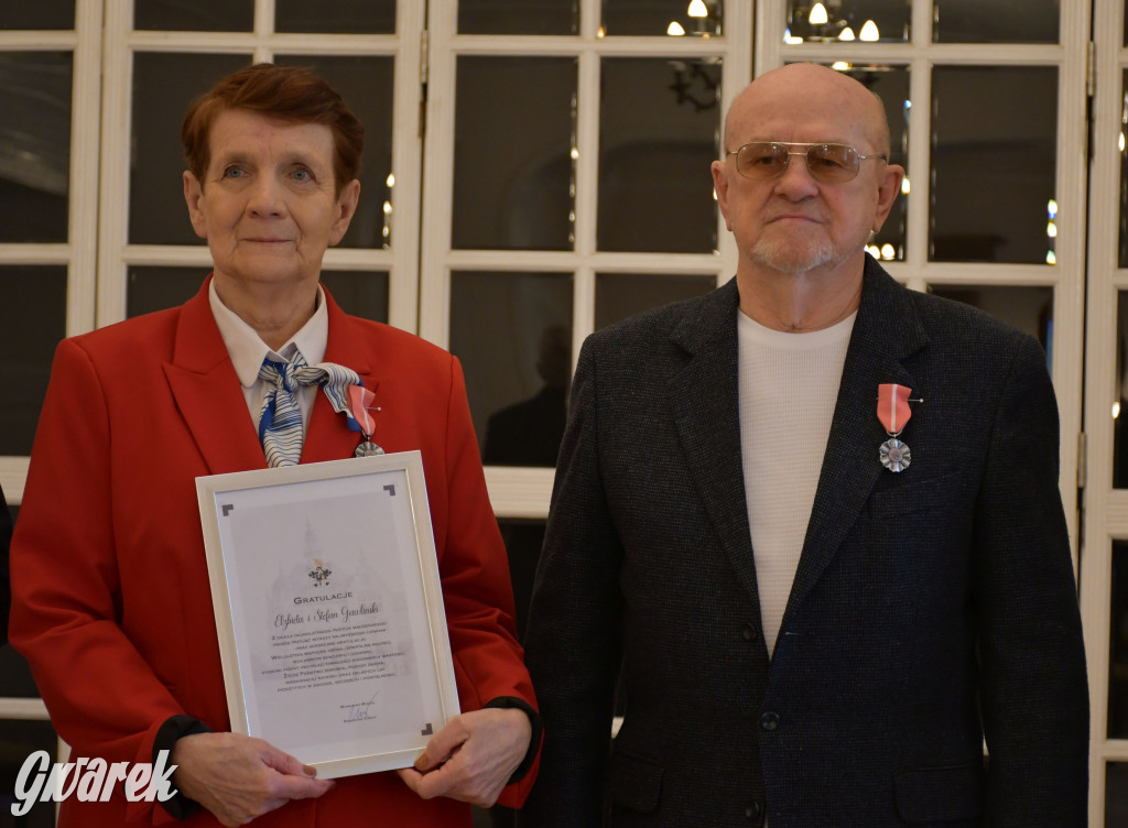 Tarnowskie Góry. 7 złotych par i 1 szmaragdowa