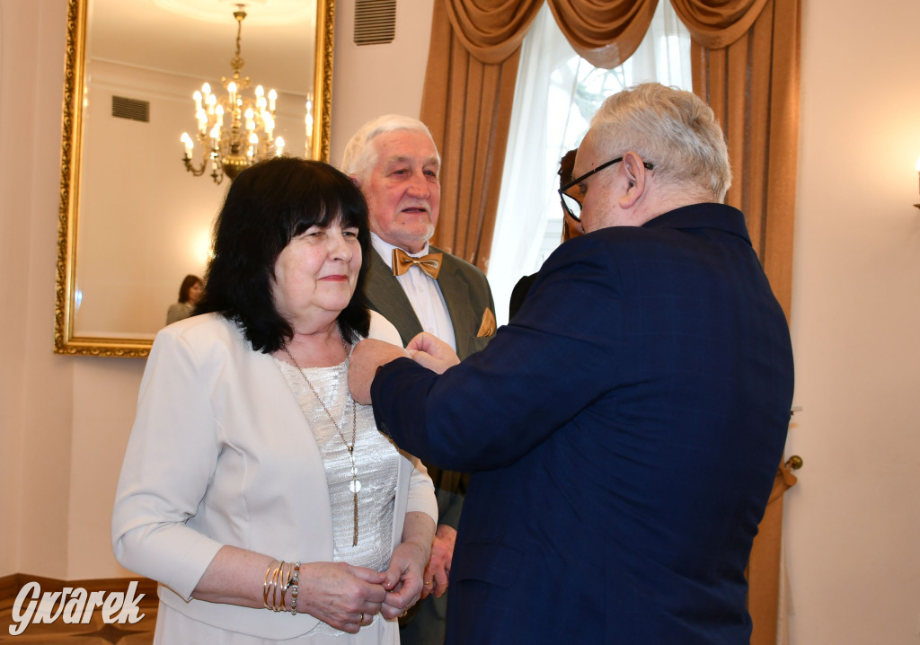 Tarnowskie Góry. 7 złotych par i 1 szmaragdowa