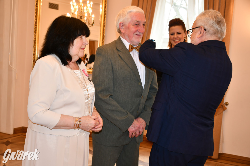 Tarnowskie Góry. 7 złotych par i 1 szmaragdowa