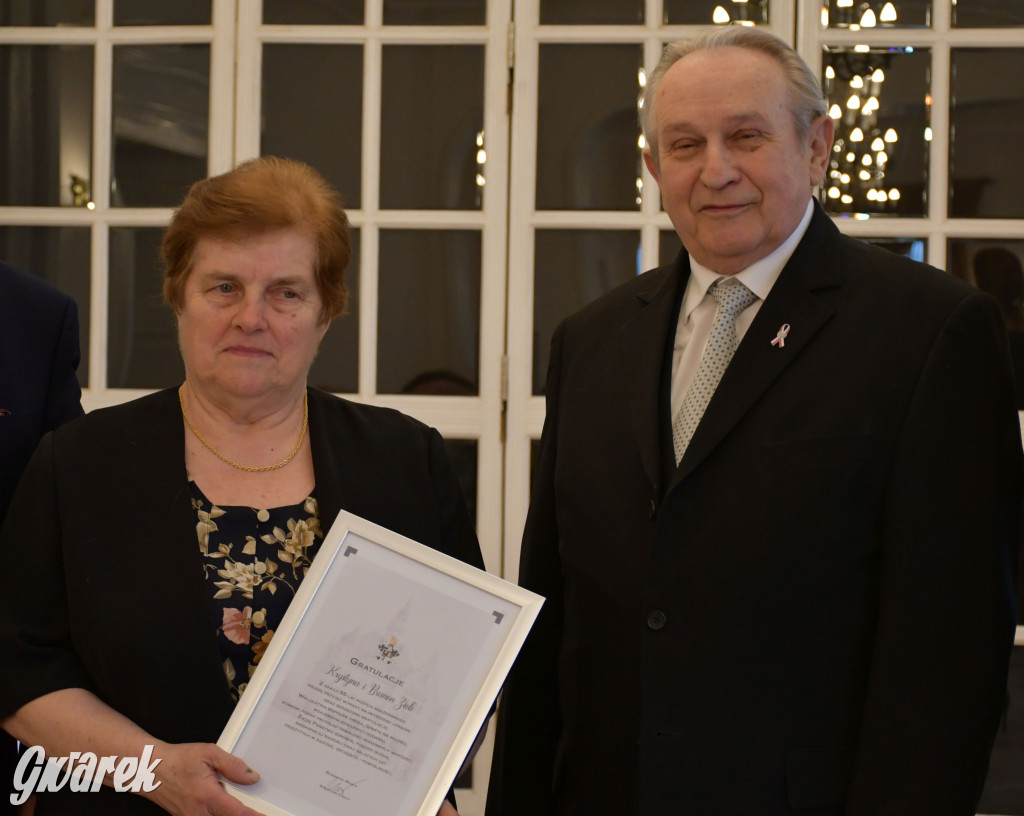 Tarnowskie Góry. 7 złotych par i 1 szmaragdowa