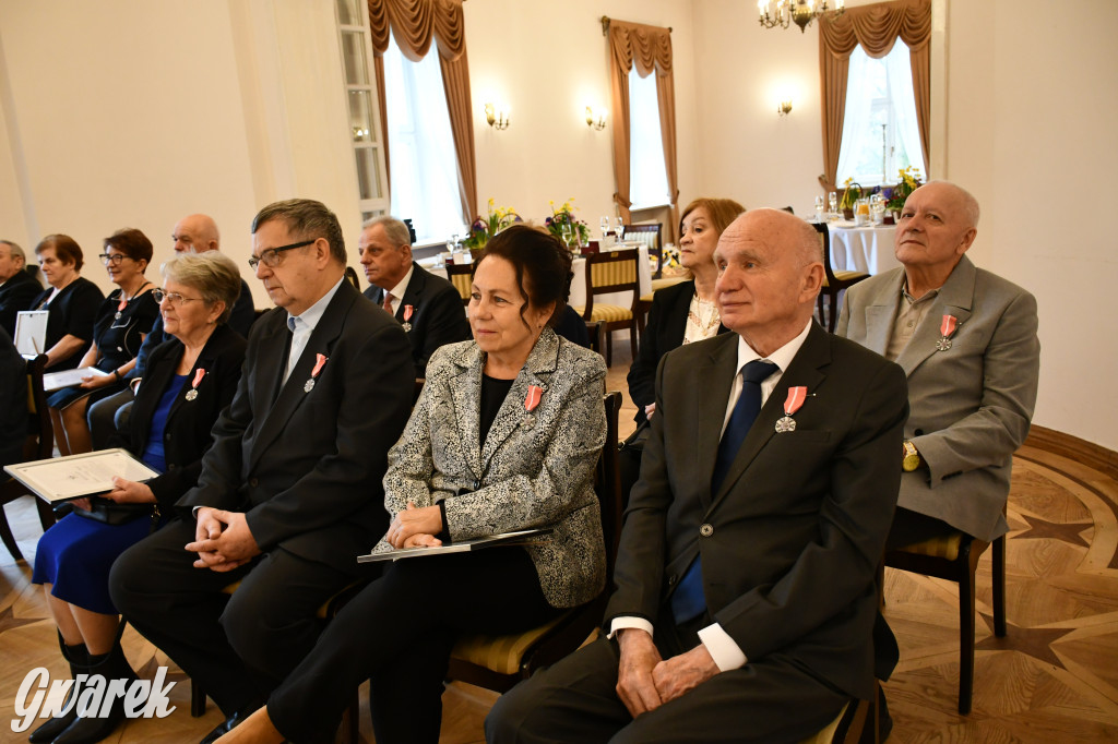 Tarnowskie Góry. 7 złotych par i 1 szmaragdowa