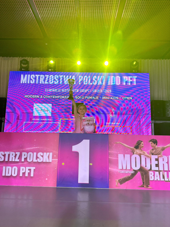 Pierwsze miejsca na mistrzostwach Polski w tańcu