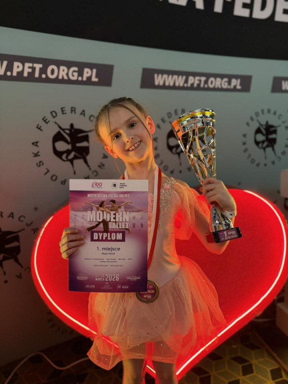 Pierwsze miejsca na mistrzostwach Polski w tańcu