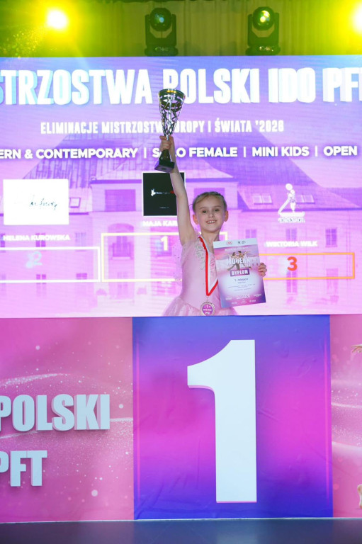 Pierwsze miejsca na mistrzostwach Polski w tańcu