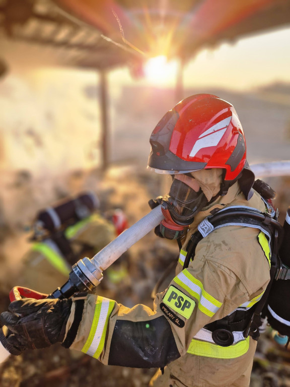 Pożar w okolicy ul. Konarskiego