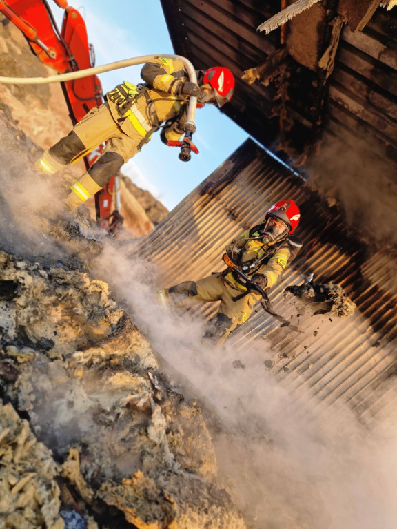 Pożar w okolicy ul. Konarskiego