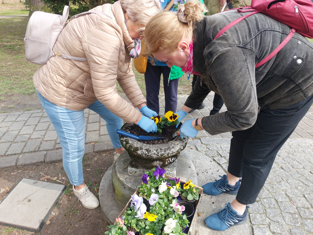  Park w Świerklańcu w kwiatach