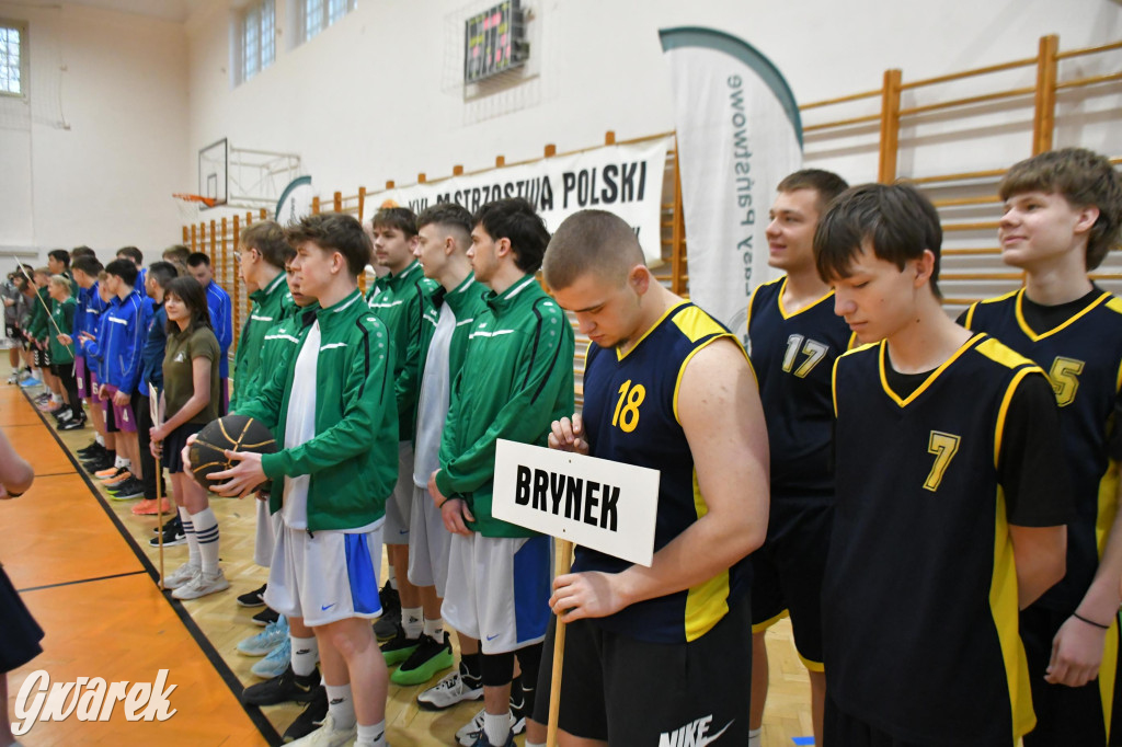 Brynek. Mistrzostwa Polski Szkół Leśnych w Koszykówce