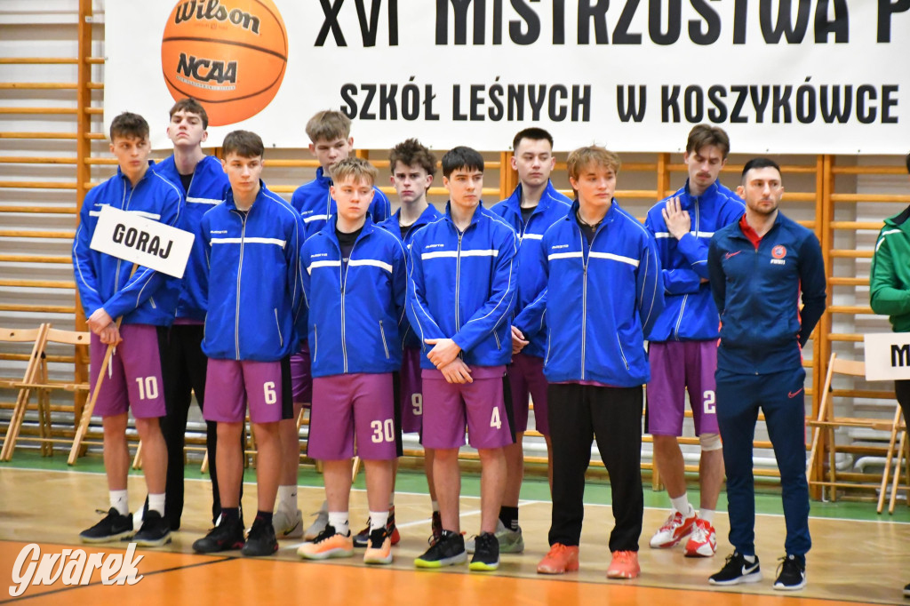 Brynek. Mistrzostwa Polski Szkół Leśnych w Koszykówce
