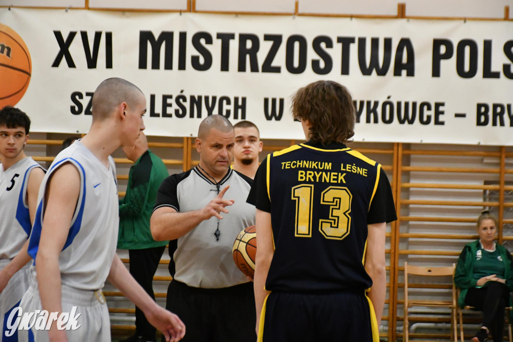 Brynek. Mistrzostwa Polski Szkół Leśnych w Koszykówce