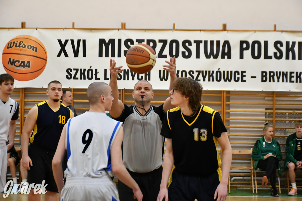Brynek. Mistrzostwa Polski Szkół Leśnych w Koszykówce