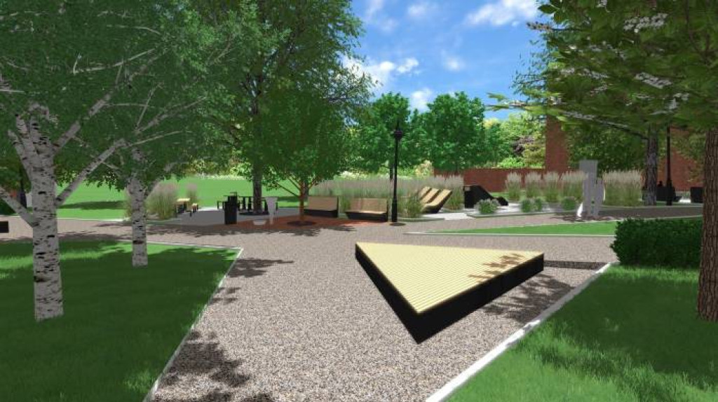 Tarnowskie Góry. Co ze skwerem przed halą targową?