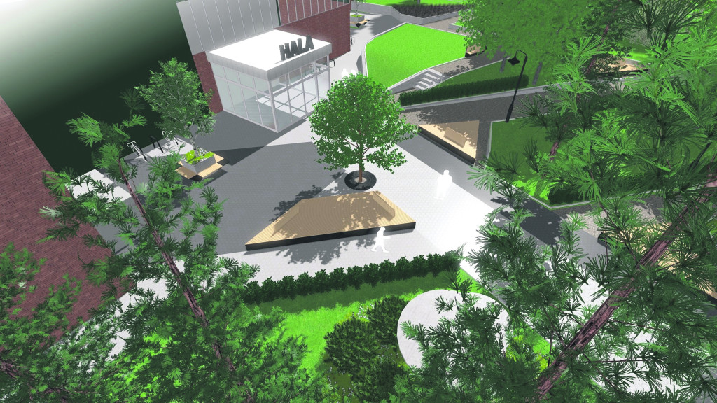 Tarnowskie Góry. Co ze skwerem przed halą targową?