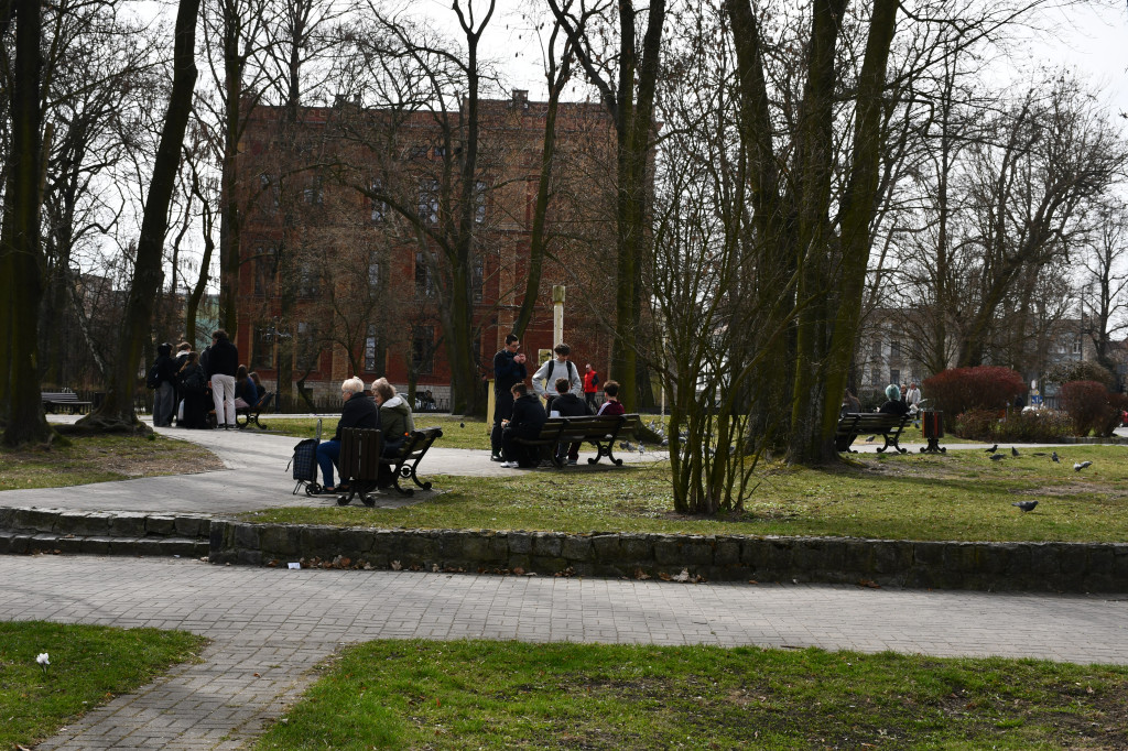 Tarnowskie Góry. Co ze skwerem przed halą targową?