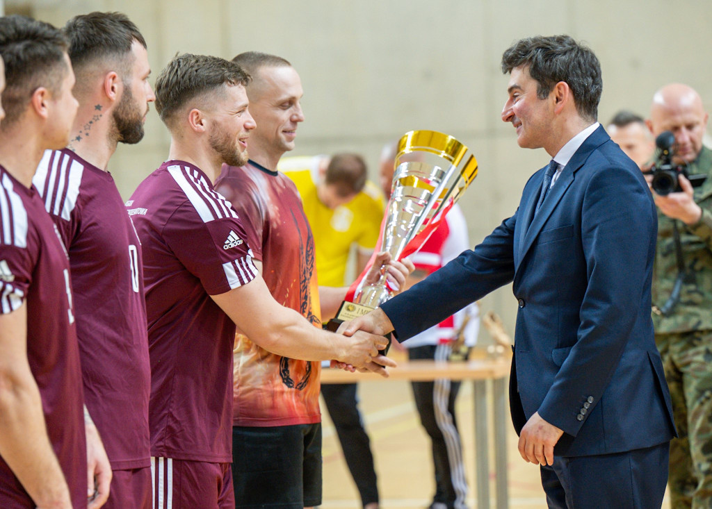 Tarnowskie Góry. Nasi mundurowi walczyli w hali