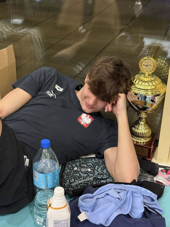 MKS Park Wodny Tarnowskie Góry z workiem medali