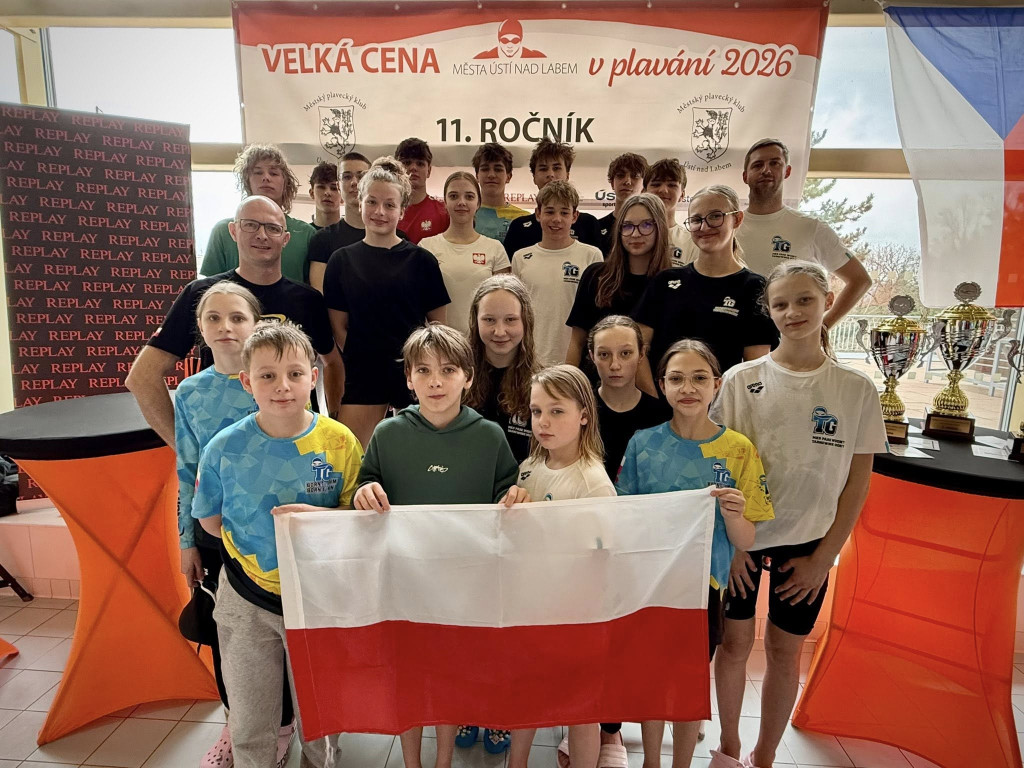 MKS Park Wodny Tarnowskie Góry z workiem medali