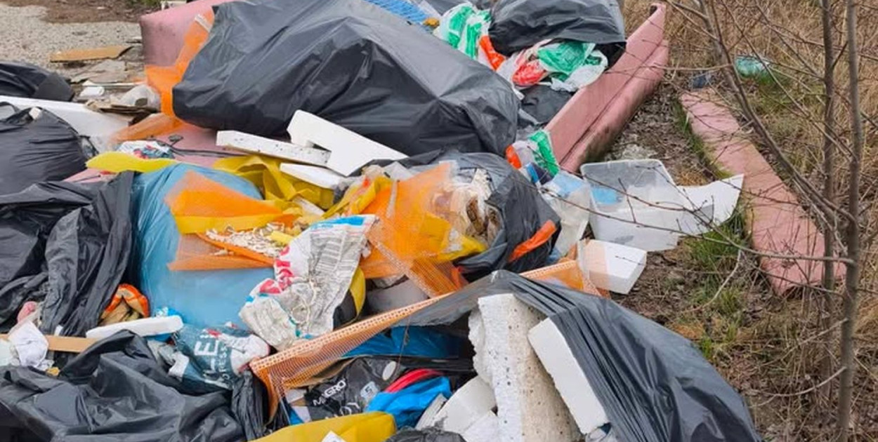 Tarnowskie Gór. Kto wyrzucił śmieci przy Zagórskiej?