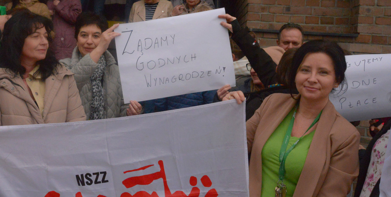 Tarnowskie Góry. Domagają się godnej płacy