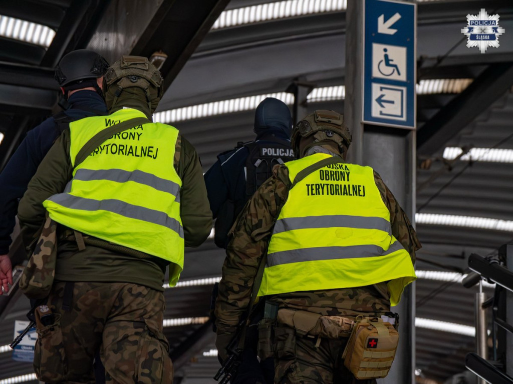 18-latek w rękach policji, sokistów i żołnierzy