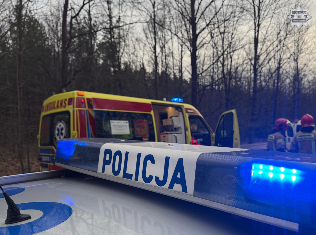 Świerklaniec. Wypadek na DK 78. Jedna osoba nie żyje, dwie trafiły do szpitala