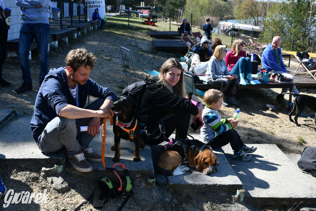 Biegi i podchody z psami nad Zalewem Nakło-Chechło