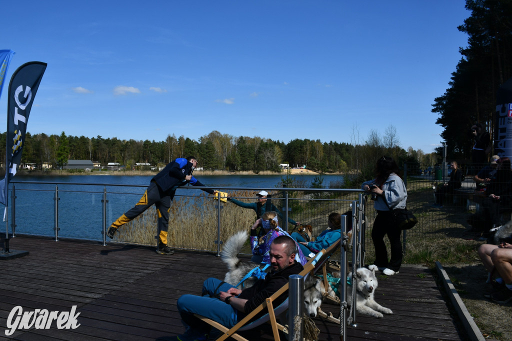 Biegi i podchody z psami nad Zalewem Nakło-Chechło