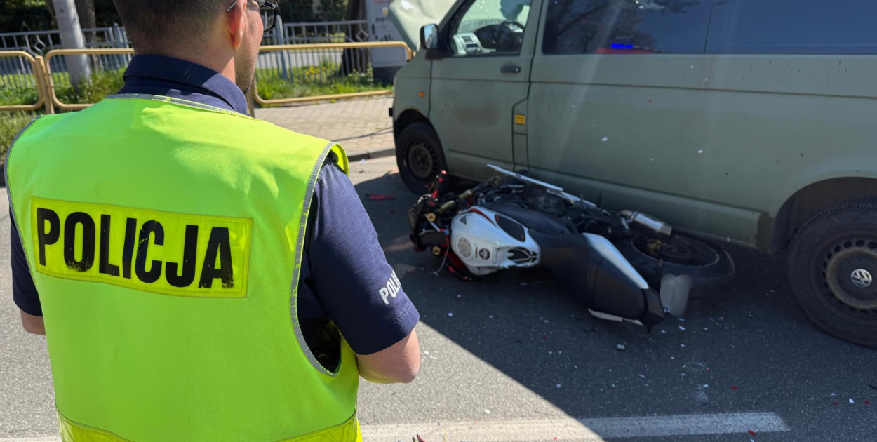 Wypadek w Tarnowskich Górach. LPR zabrało...